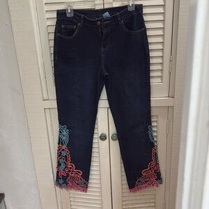 DG2 Embellished Jeans Size 6P